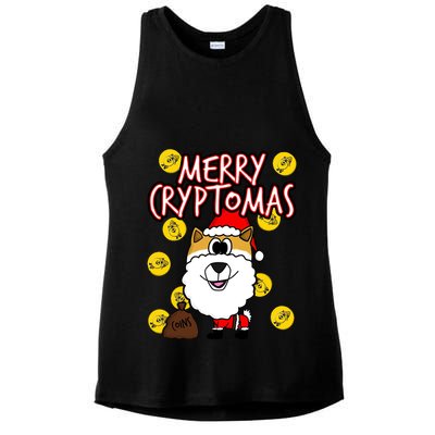 Merry Cryptomas Ladies PosiCharge Tri-Blend Wicking Tank