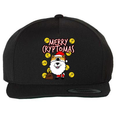 Merry Cryptomas Wool Snapback Cap