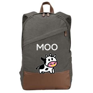 Moo Cow Cotton Canvas Backpack