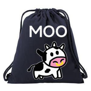 Moo Cow Drawstring Bag