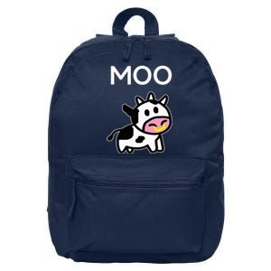 Moo Cow 16 in Basic Backpack