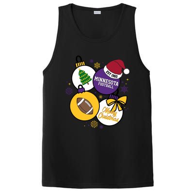 Merry Christmas Minnesota football Est 1960 PosiCharge Competitor Tank