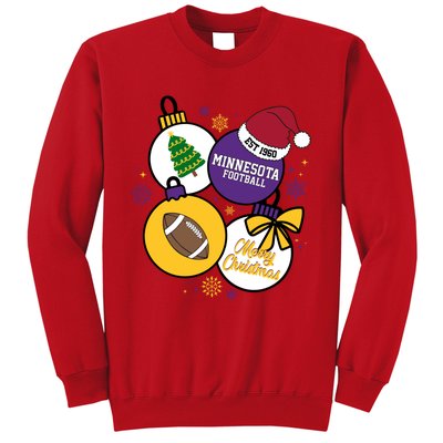 Merry Christmas Minnesota football Est 1960 Sweatshirt