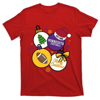 Merry Christmas Minnesota football Est 1960 T-Shirt