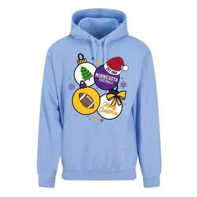 Merry Christmas Minnesota football Est 1960 Unisex Surf Hoodie