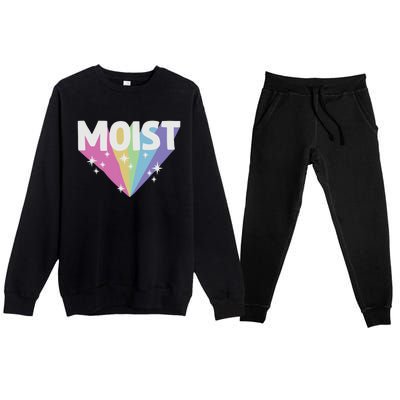 Moist Cringey Premium Crewneck Sweatsuit Set