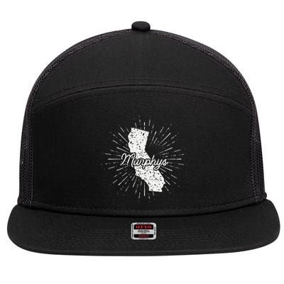 Murphys California 7 Panel Mesh Trucker Snapback Hat