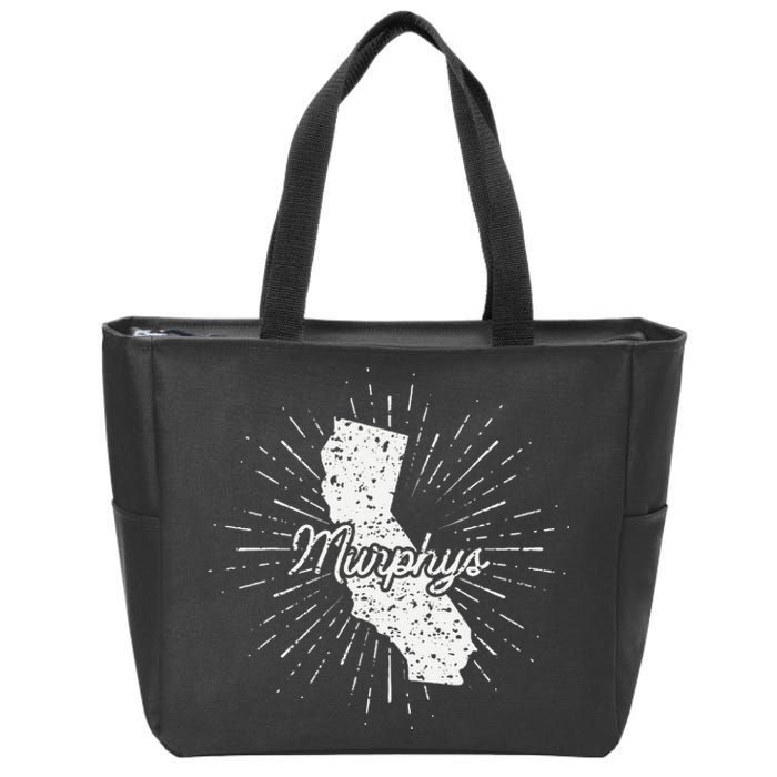 Murphys California Zip Tote Bag