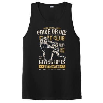 Mma Clothes Mixed Martial Arts Merchandise Distressed Mma Gift PosiCharge Competitor Tank