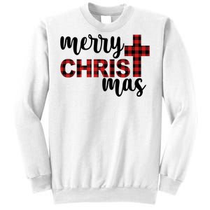 Merry Christ Mas Jesus Birthday Christmas Sweatshirt