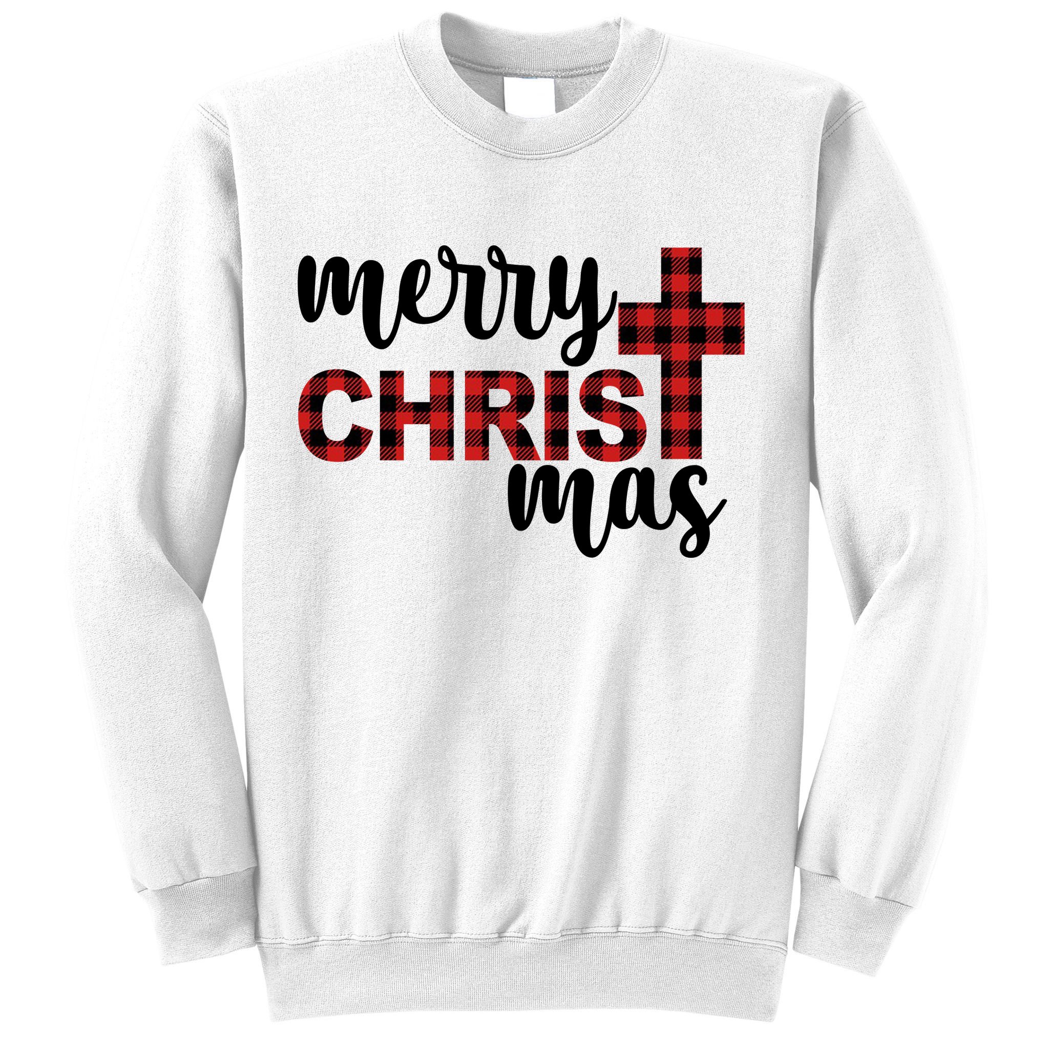 Merry Christ Mas Jesus Birthday Christmas Sweatshirt