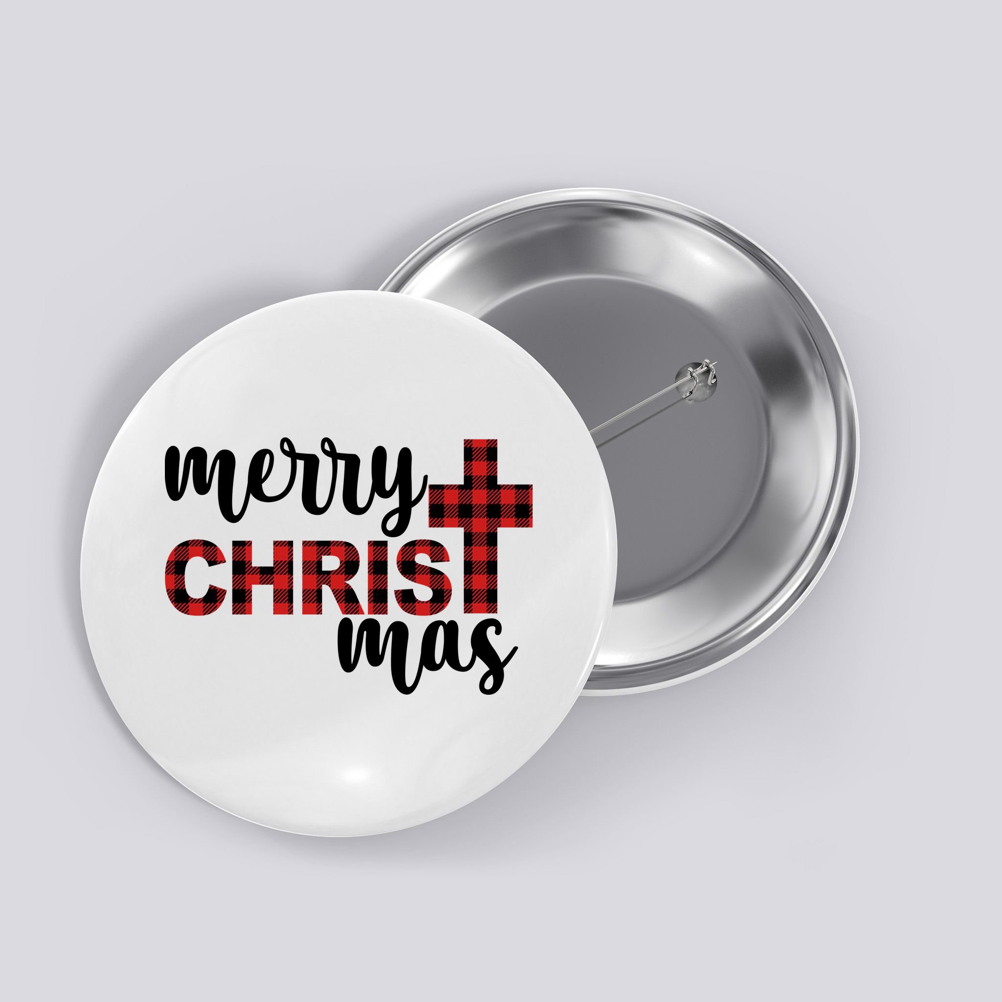 Merry Christ Mas Jesus Birthday Christmas Button
