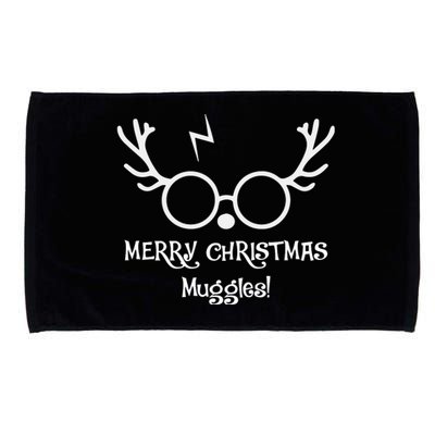 Merry Christmas Muggles Funny Christmas Microfiber Hand Towel