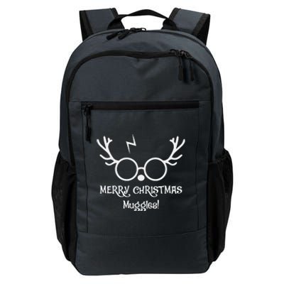 Merry Christmas Muggles Funny Christmas Daily Commute Backpack