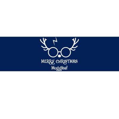 Merry Christmas Muggles Funny Christmas Bumper Sticker