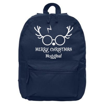 Merry Christmas Muggles Funny Christmas 16 in Basic Backpack