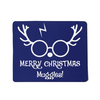 Merry Christmas Muggles Funny Christmas Mousepad