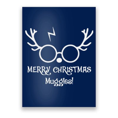 Merry Christmas Muggles Funny Christmas Poster