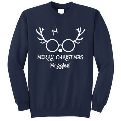 Merry Christmas Muggles Funny Christmas Tall Sweatshirt