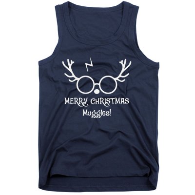 Merry Christmas Muggles Funny Christmas Tank Top