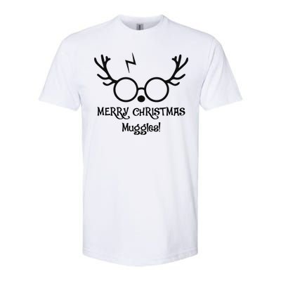 Merry Christmas Muggles Funny Christmas Softstyle CVC T-Shirt