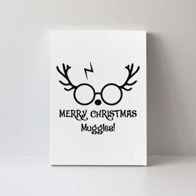 Merry Christmas Muggles Funny Christmas Canvas