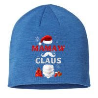 Mamaw Claus Matching Family Christmas Santa Gift Sustainable Beanie