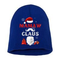 Mamaw Claus Matching Family Christmas Santa Gift Short Acrylic Beanie