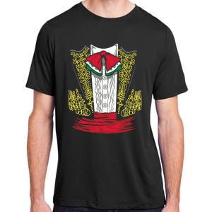 Mariachi Charro Mexican Costume For Dia De Los Muertos Adult ChromaSoft Performance T-Shirt