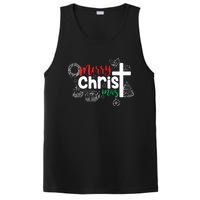 Merry Christ Mas Funny Jesus Christian Gift Religious PosiCharge Competitor Tank