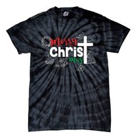 Merry Christ Mas Funny Jesus Christian Gift Religious Tie-Dye T-Shirt