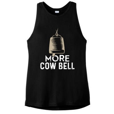 More Cowbell Ladies PosiCharge Tri-Blend Wicking Tank