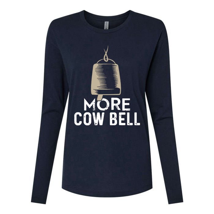 More Cowbell Womens Cotton Relaxed Long Sleeve T-Shirt