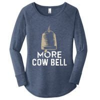 More Cowbell Women's Perfect Tri Tunic Long Sleeve Shirt