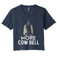 More Cowbell Women's Crop Top Tee