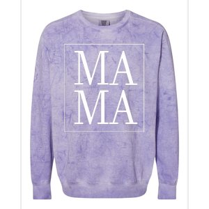 Mama Cute Mother's Day Gift Colorblast Crewneck Sweatshirt