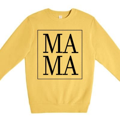 Mama Cute Mother's Day Gift Premium Crewneck Sweatshirt