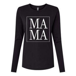 Mama Cute Mother's Day Gift Womens Cotton Relaxed Long Sleeve T-Shirt