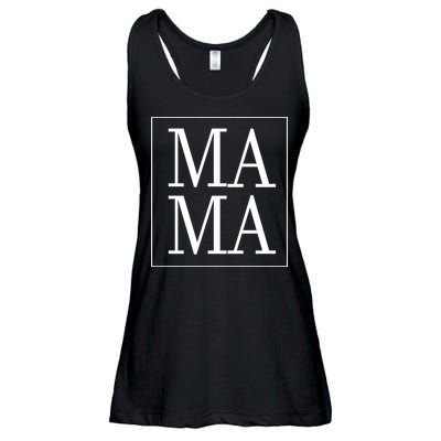 Mama Cute Mother's Day Gift Ladies Essential Flowy Tank