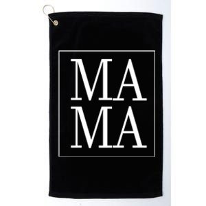 Mama Cute Mother's Day Gift Platinum Collection Golf Towel