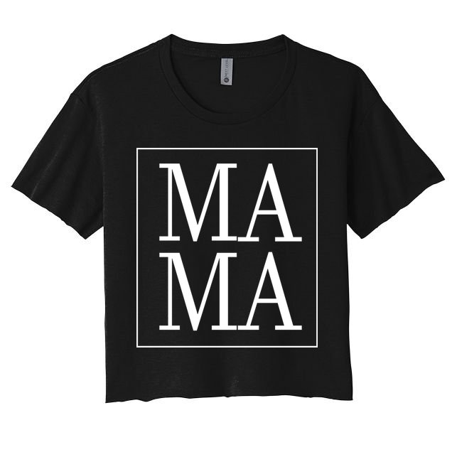 Mama Cute Mother's Day Gift Crop Top