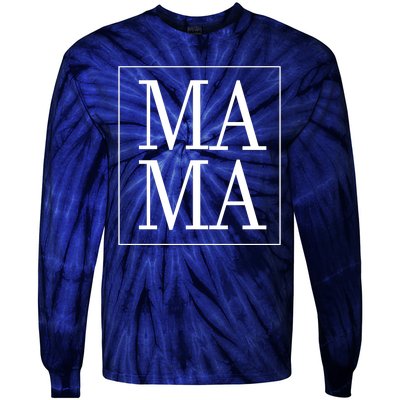 Mama Cute Mother's Day Gift Tie-Dye Long Sleeve Shirt