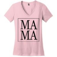 Mama Cute Mother's Day Gift Women's V-Neck T-Shirt