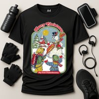 Merry Christmas My First Flamethrower Performance Shirt