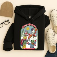 Merry Christmas My First Flamethrower Hoodie