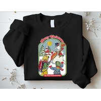 Merry Christmas My First Flamethrower Sweatshirt