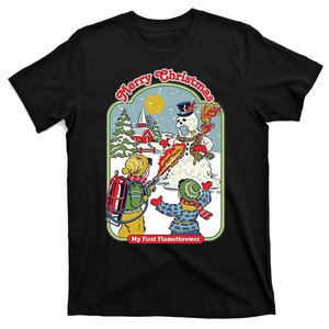 Merry Christmas My First Flamethrower T-Shirt