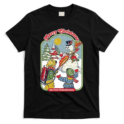 Merry Christmas My First Flamethrower T-Shirt