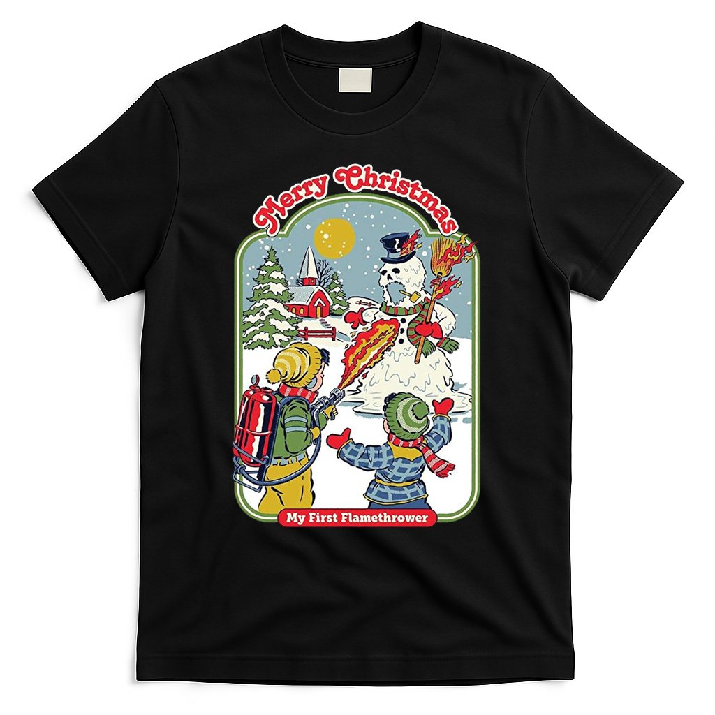 Merry Christmas My First Flamethrower T-Shirt