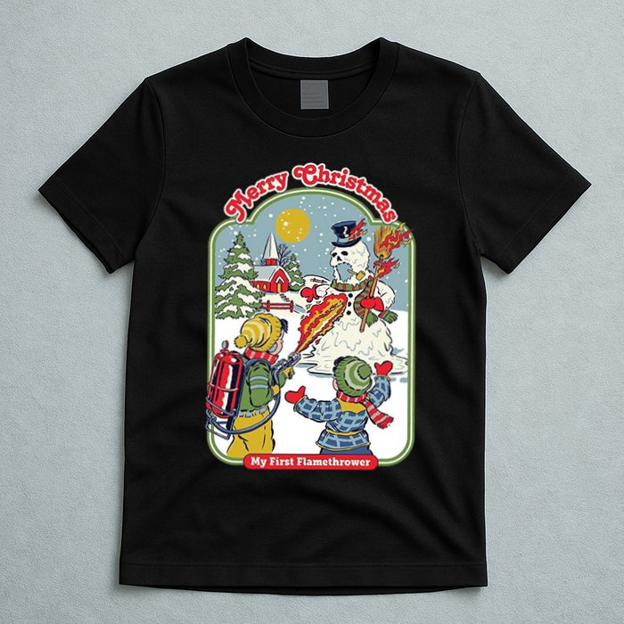 Merry Christmas My First Flamethrower T-Shirt